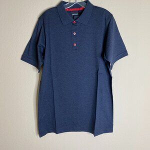 NEW kiton short sleeve polo shirt w/ red buttons